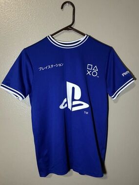 Sony Royal Blue PlayStation Logo Tee